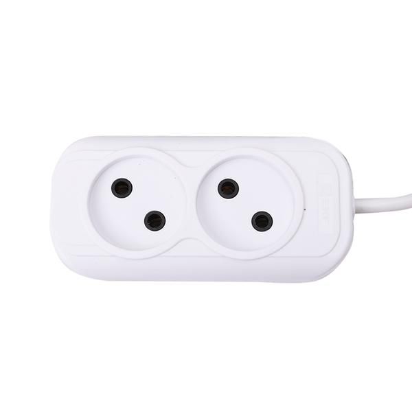 Удлинитель 2х3м без заземл. 10А IP20 Эксперт 2.2кВт ПВС 2х0.75 PROxima EKF UBA10-275-2-03