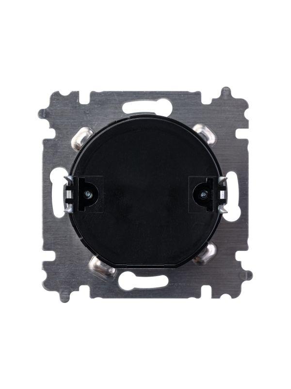 Терморегулятор Levit с поворотной ручкой 16А антрацит/дым. черн. ABB 2CHH920003A6063