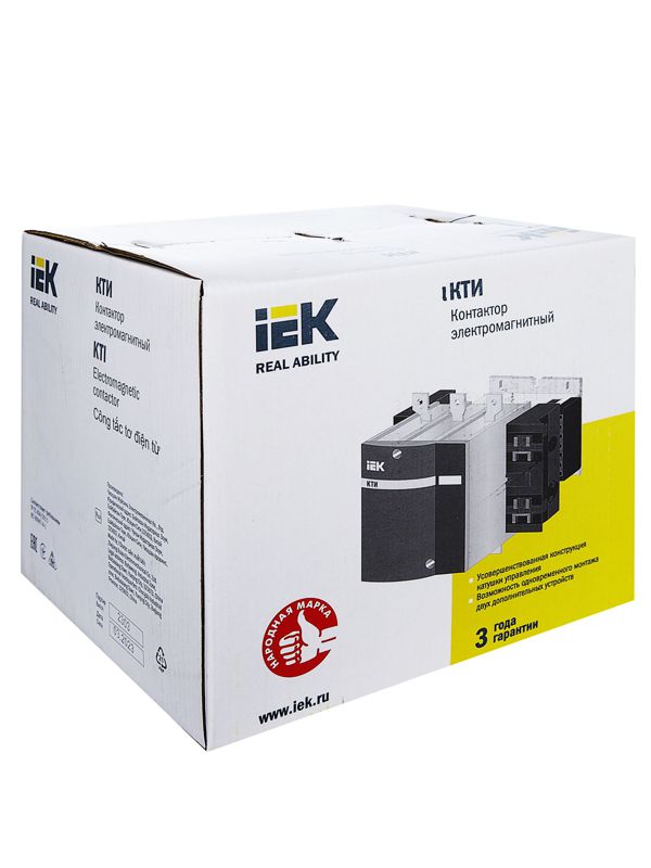 Контактор КТИ-5225 225А 230В/АС3 KARAT IEK KKT50-225-230-10