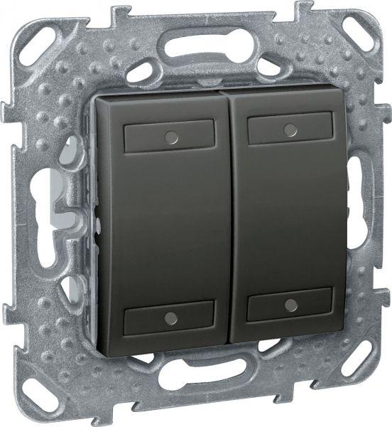 Выключатель 4-кн. LED графит SchE MGU5.531.12