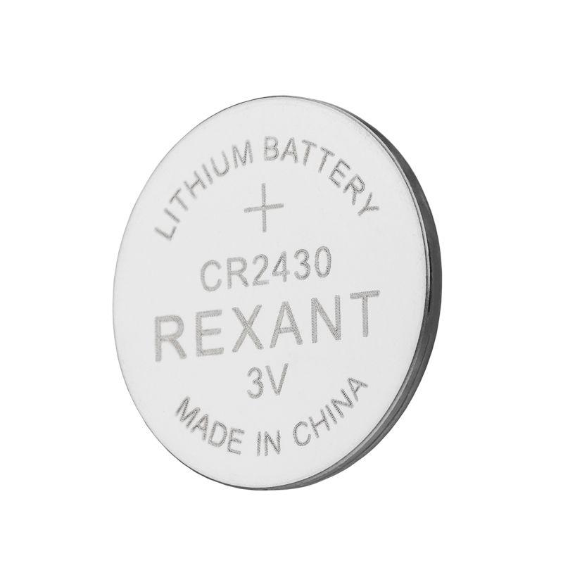 Элемент питания литиевый CR2430 3В (блист.5шт) Rexant 39-1109