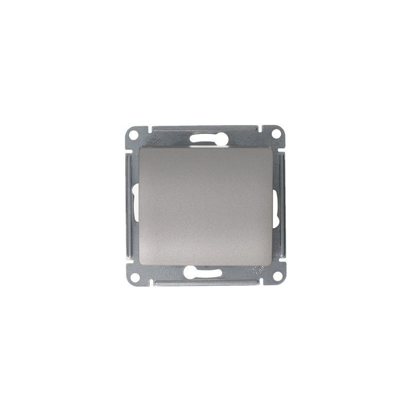 Переключатель проходной 1-кл. СП Glossa 10А IP20 (сх. 6) 10AX механизм платина SE GSL001261