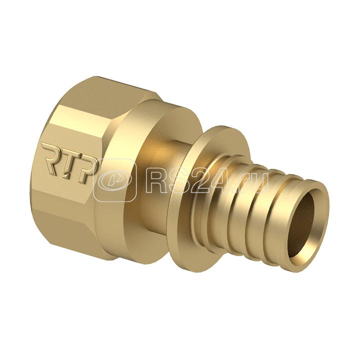 Муфта аксиальная латунь внутр. резьба 40х1 1/4дюйм желт. RTP 29297