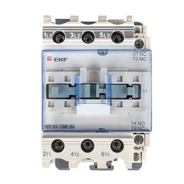 Контактор КМЭ 40А кат. 195.5-253В AC 1НО+1НЗ EKF ctr-s-40-220