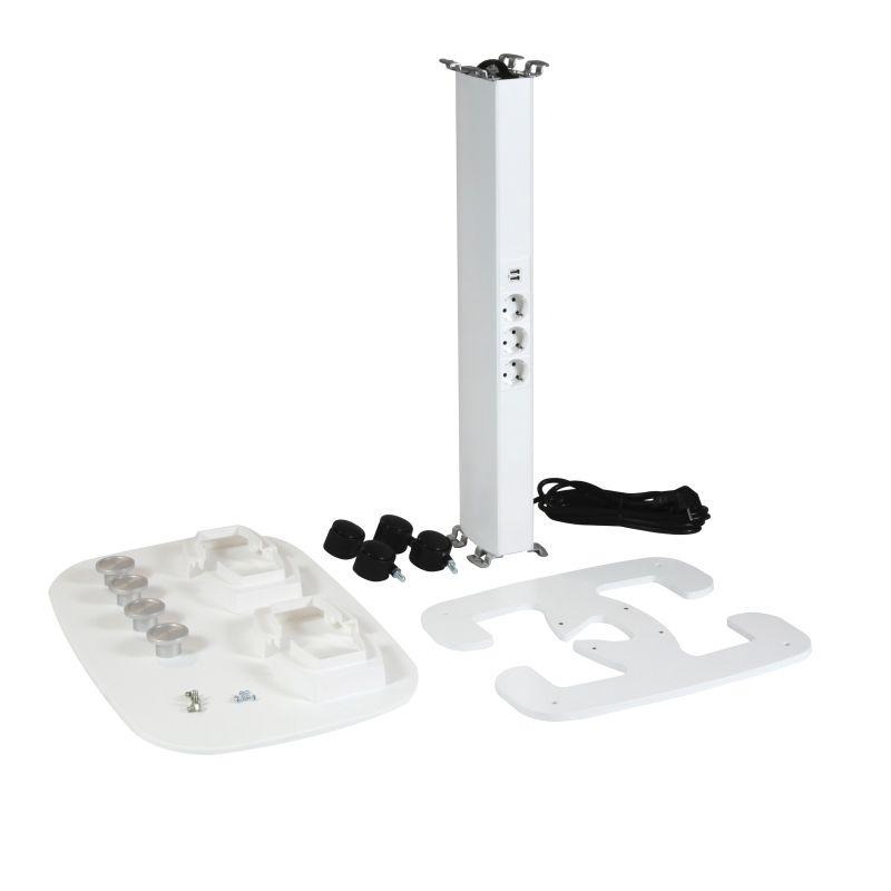 Колонна-мини мобил. 2 секции 0.75м бел. Leg 653029