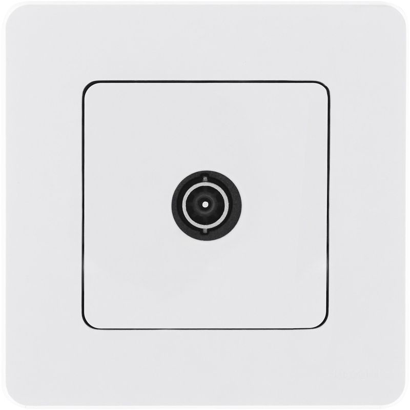 Розетка телевизионная проходная TV Inspiria 14дБ 5-862мГц механизм бел. IEK 673860