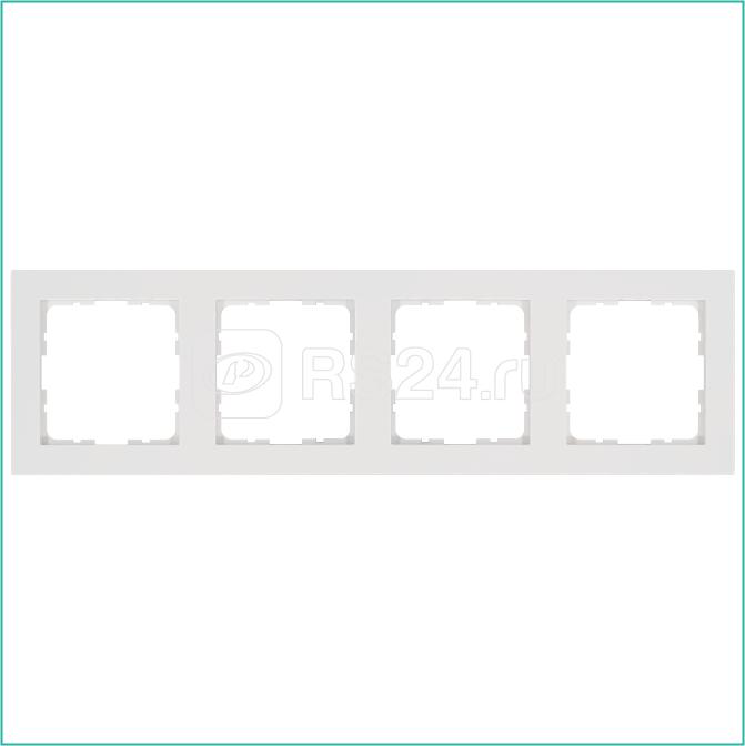 Рамка 4-м G-Classic бел. глянцевый Jasmart G1004W