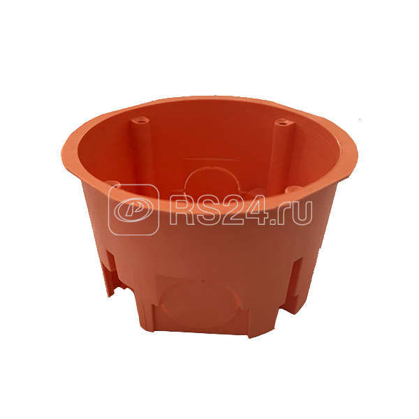 Коробка установочная СП 68х45 IP30 для сплошных стен без саморезов негорюч. оранж. ГУСИ С3М2 БС Нг Евро