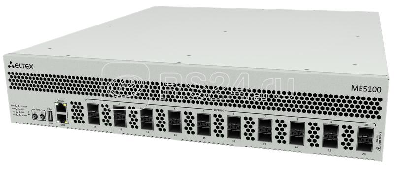 Маршрутизатор 20х10GE SFP+200 Gbps 150Mpps 2 слота для модулей питания ELTEX ME5100