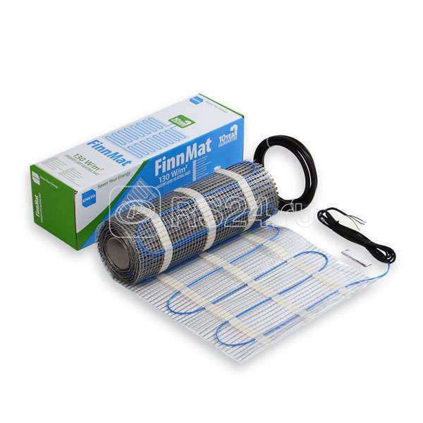 Комплект "Теплый пол" (мат) 130Вт/кв.м FinnMat 97.5Вт 0.75кв.м 2 жилы ENSTO EFHFM130.075