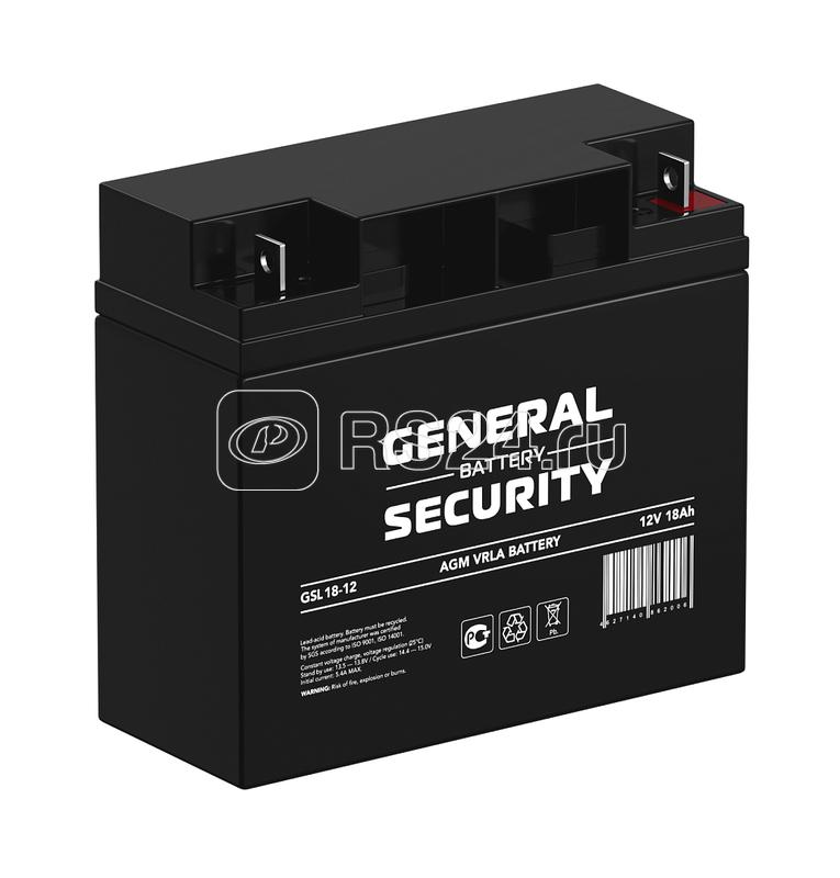 Аккумулятор 12В 18А.ч General Security GSL18-12