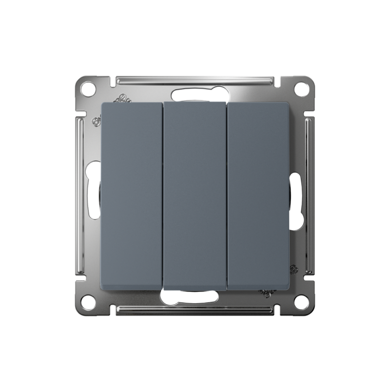 Выключатель 3-кл. СП AtlasDesign 10А IP20 (сх. 1+1+1) 10AX механизм грифель SE ATN000731
