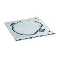 Основа с крышкой на защелке KGE без роз. K45 нерж. сталь Simon Connect KSE0-23-72