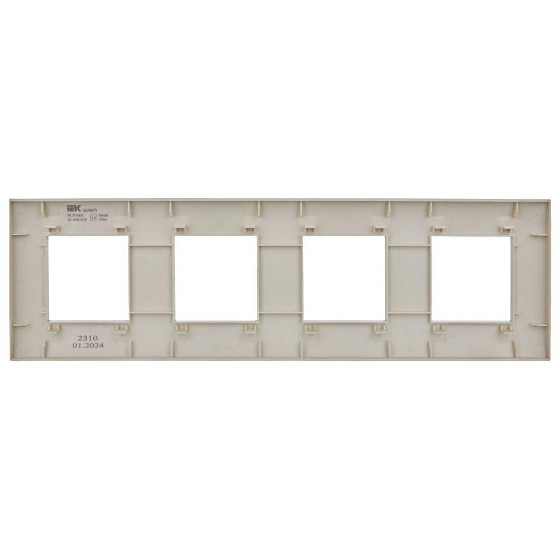 Рамка 4-м SKANDY SK-F01B беж. IEK SK-M42-K10