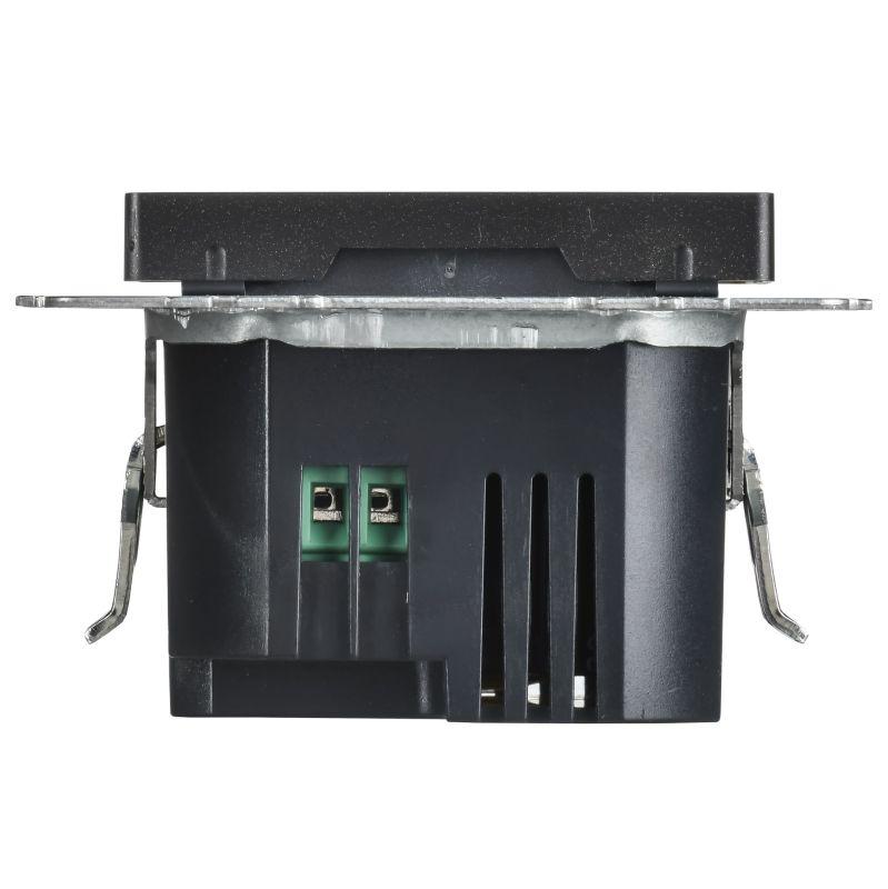 Розетка СП BRITE USB A+C 45Вт высокоск. заряд. РЮ11-2-БрЧ черн. IEK BR-U22-045-K02