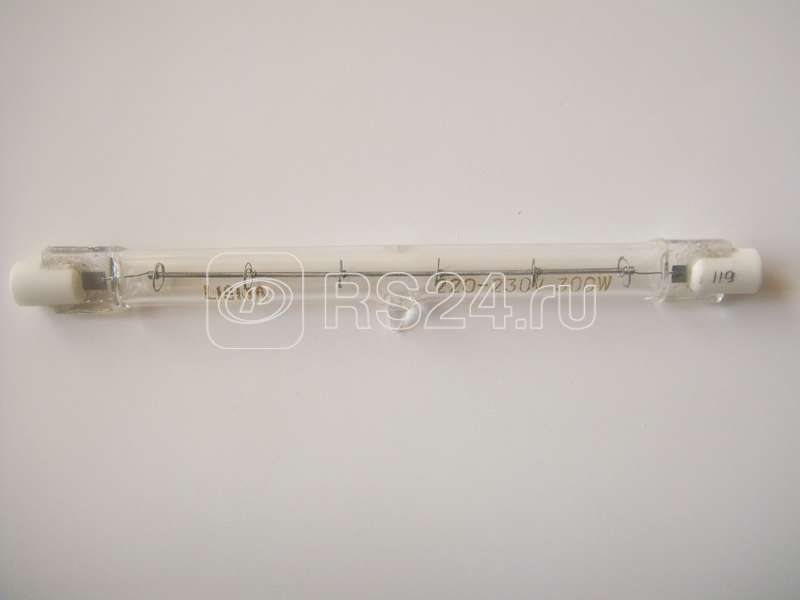 Лампа галогенная КГ 220-230-300 300Вт линейная R7s 3200К 230В Лисма 350194400