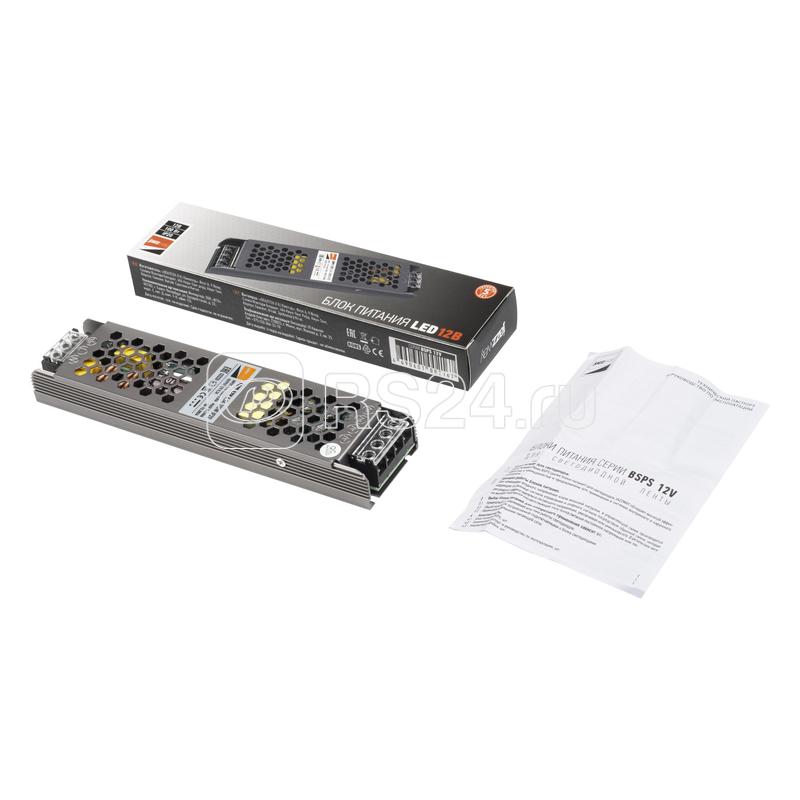 Блок питания для светодиодной ленты 100Вт 8.3А 12В IP20 BSPS метал. JazzWay 1002167A