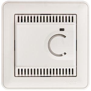 Термостат электрон. W59 10А для теплого пола с датчиком бел. SE TES-151-18