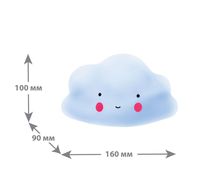 Светильник светодиодный NL-307 "Облако" ночник голуб. Camelion 13798