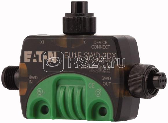 Модуль ввода/вывода T-Connector EU1E-SWD-2DX IP67 24В M12 EATON 174711