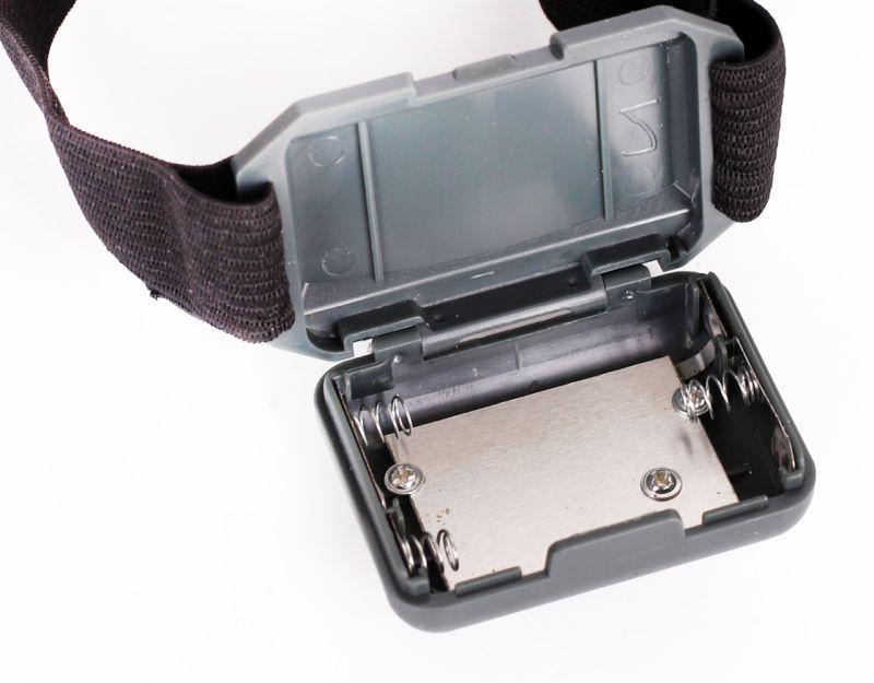 Фонарь налобный LED5356 0.95Вт COB LED 3 реж. 3XAAA пласт черн. Ultraflash 14641