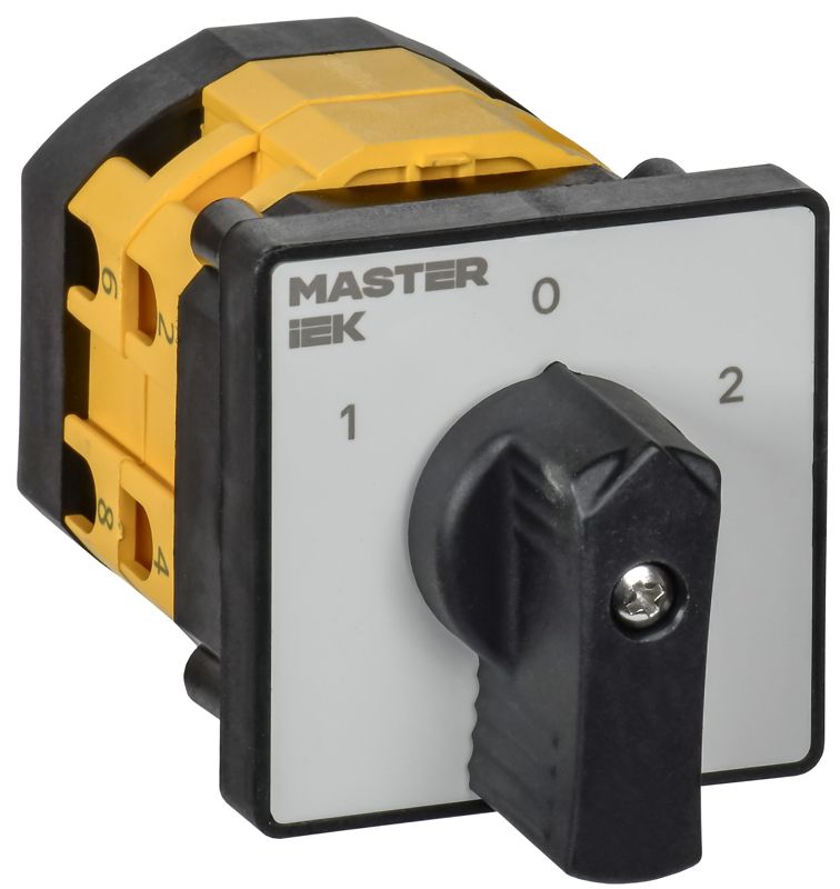 Переключатель кулачковый 10А (сх. 52) стандартная рукоятка IEK MI-CS10-010-052