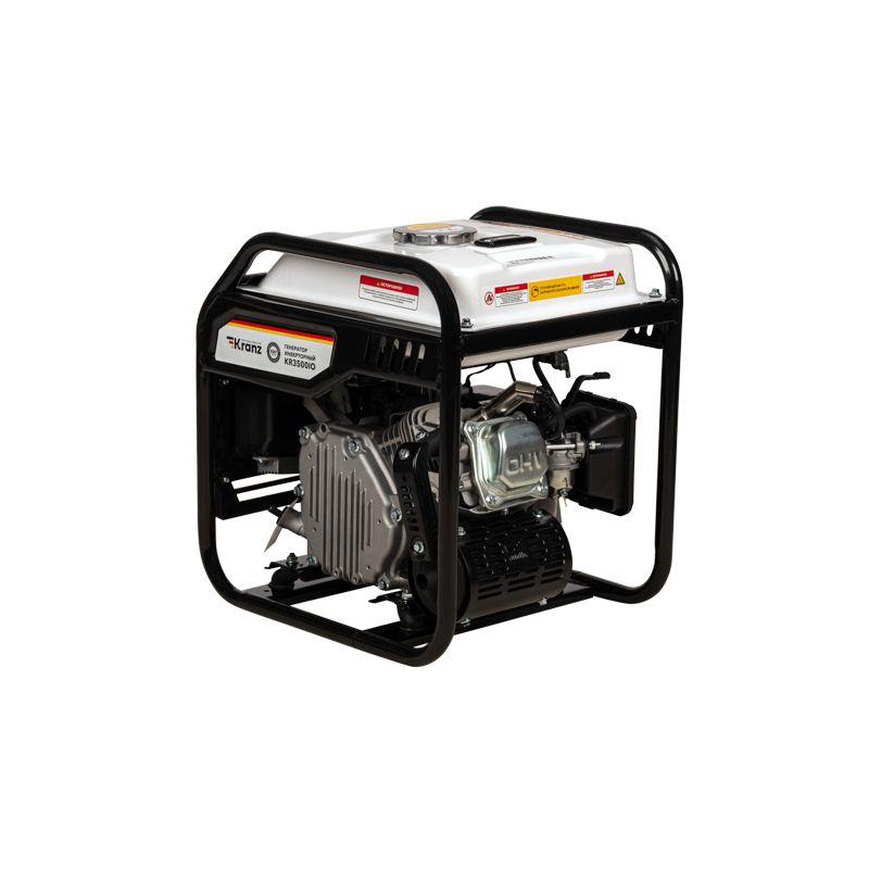 Генератор инверторный KR3500IO 3.5кВт 230В 7л открытый корпус ручной старт KRANZ KR-16-1143
