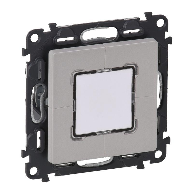 Выключатель сценарный Valena Life MyHome для 4 сценариев с лицев. панелью механизм алюм. Leg 752382