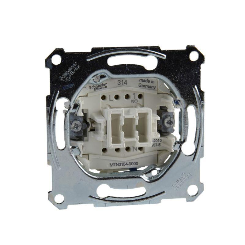 Выключатель 1-кл. 1п СП 10А Merten с замыкающ. и сигнал. контакт. механизм SchE MTN3154-0000