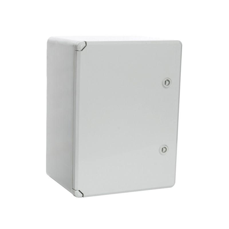 Корпус пластиковый с монтажной панелью ЩМП IP65 сер. дверь 400х300х220 Промрукав PR08.26511