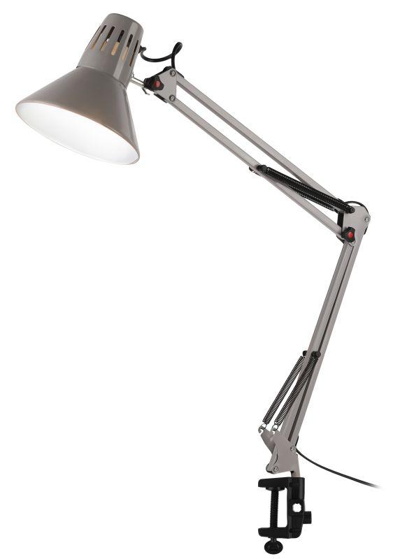 Светильник настольный N-121-E27-40W-GY E27 на струбцине сер. ЭРА Б0052758