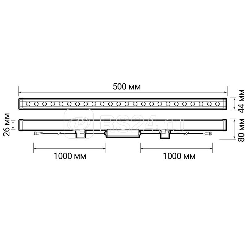 Светильник светодиодный PWW 500 12Вт 3000К IP67 15град. архитектурный Pro JazzWay 5064591