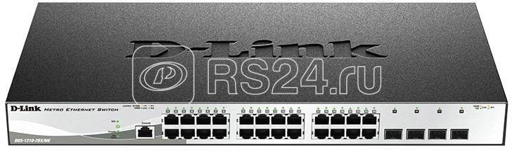 Коммутатор управляемый DGS-1210-28X/ME/B1A 24G 4SFP+ D-Link 1372907