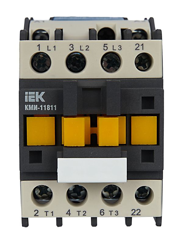 Контактор КМИ-11811 18А 230В/АС3 1НЗ KARAT IEK KKM11-018-230-01