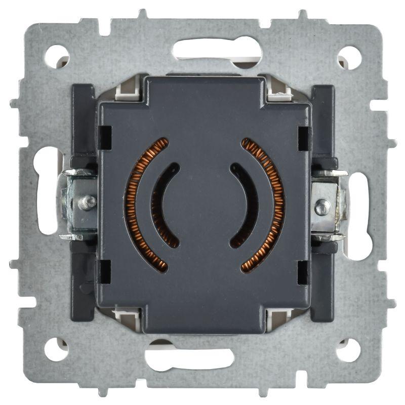 Светорегулятор поворотно-нажимной СП BRITE СС10-1-0-БрАБ 600Вт механизм арктич. бел. IEK BR-D20-0600-K91