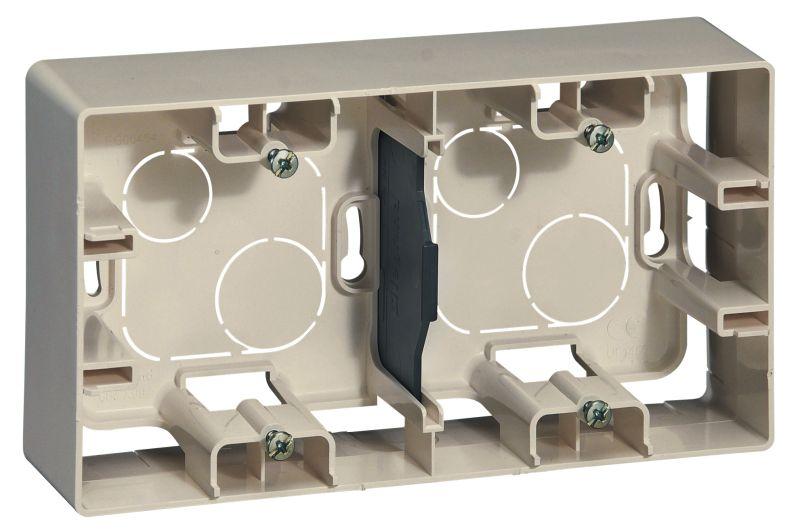 Коробка 2-м ОП Etika сл. кость IEK 672540