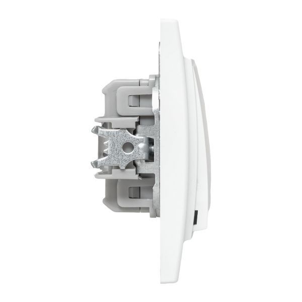 Выключатель 2-кл. СП Минск 10А IP20 бел. Basic EKF ERV10-023-10