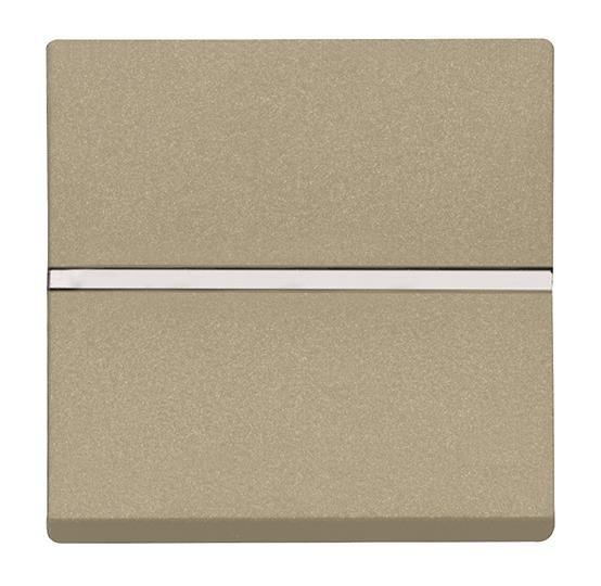 Механизм 1-кл. кнопки с нормально-закрытым контактом с клавишей без символа 2мод. Zenit шампань ABB 2CLA220460N1901