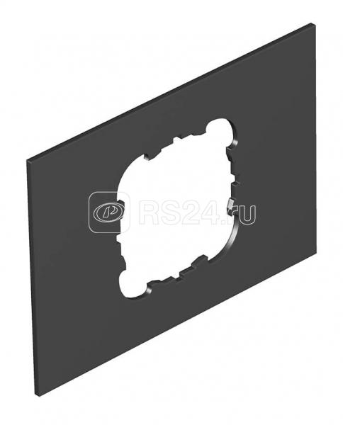 Крышка для напол. бокса Telitank на 1 устройство EK 110х77мм ПВХ T4B P2S 9011 черн. OBO 7408244