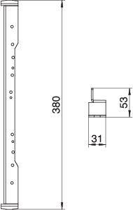 Угол направляющий для монтаж. основания NW350-3 QK OBO 7410544