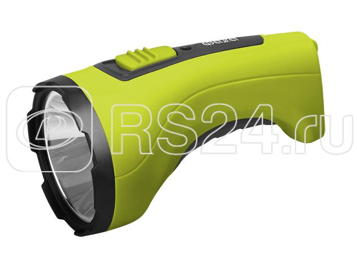 Фонарь аккумуляторный ручной AccuF2-L5W-gn SMD 5Вт 185лм IP20 2 режима: яркий/эконом аккум. 1.6А.ч выдвижная вилка индикатор зарядки ремешок зел. ФАZА 2857156