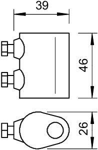 Зажим соединительный для проволоки Т-образ. 223 DIN MS OBO 5335256
