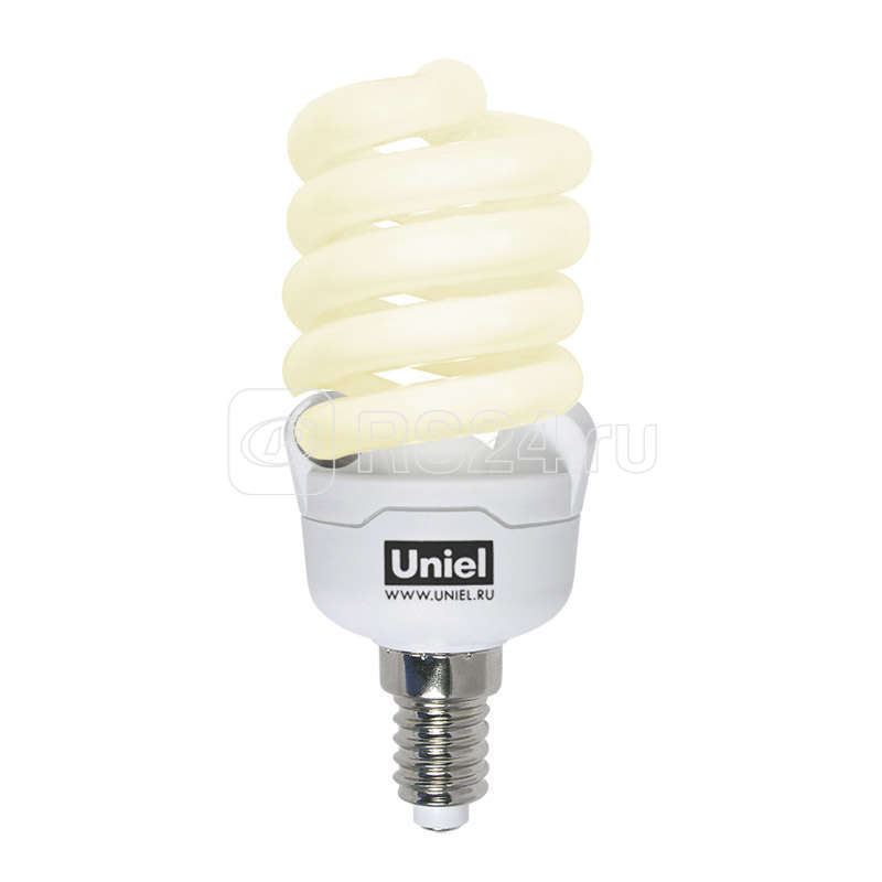 Лампа люминесцентная компакт. ESL-S41 20Вт E14 спиральная 3300К T2 Relax Uniel 02792