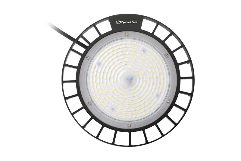 Светильник светодиодный ДСП IB 10 S 100W M 850 BK D257xH111мм 100Вт 5000К IP65 High Bay подвес черн. Русский Свет 16091023045
