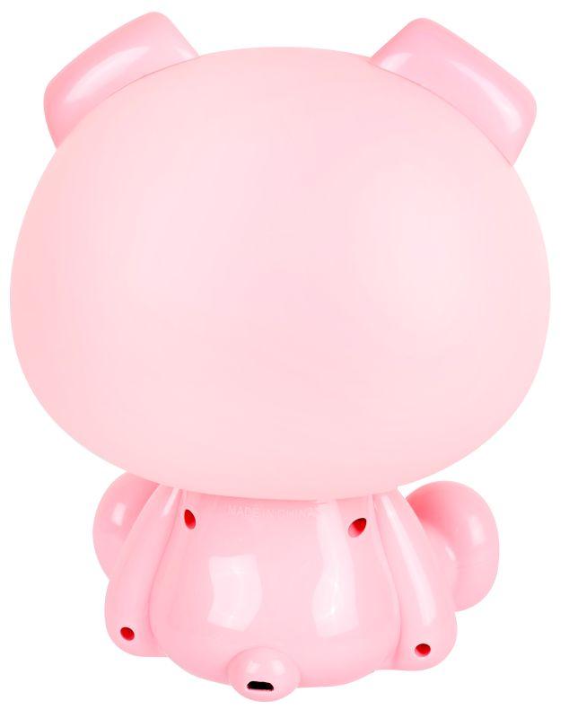 Светильник настольный KD-891 C14 LED 3Вт диммир. кабель USB+ адаптор 220В/5В свинка роз. Camelion 13896