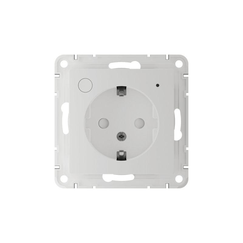 Розетка AtlasDesign Smart 16А L+N с заземл. защ. шторки Zigbee механизм бел. SE ATN000145Z