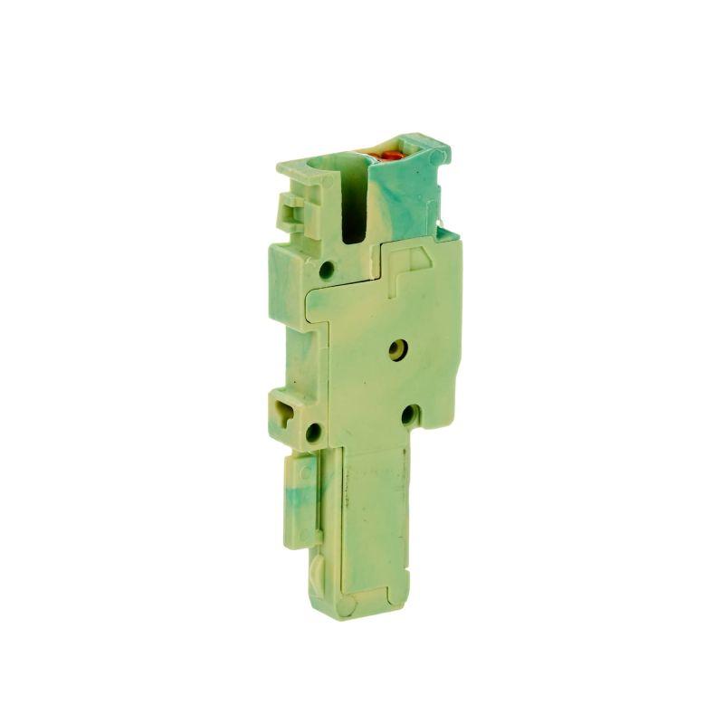 Штекер заземления наборный "центральный" зажим push-in 1 точка подключения 2.5кв.мм DKC VPR-P-2.5-M-PE