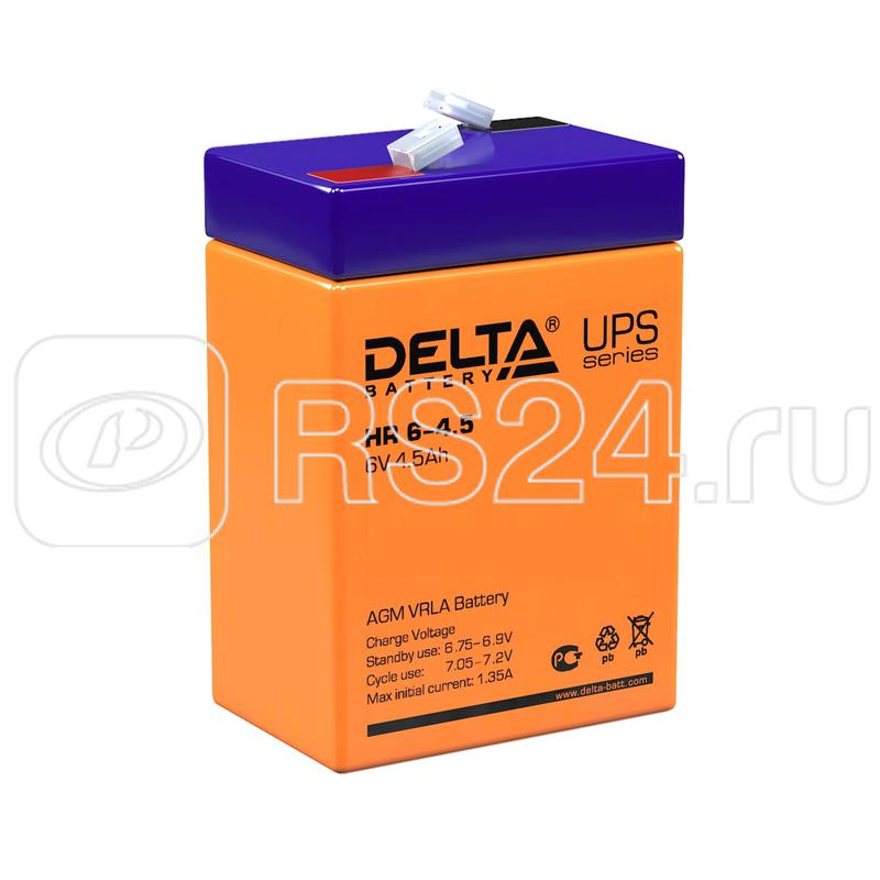 Аккумулятор UPS 6В 4.5А.ч HR 6-4.5 Delta 4614010180016