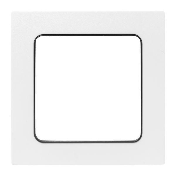 Рамка 1-м Стокгольм бел. с линией цвета черн. PROxima EKF EXM-G-304-10