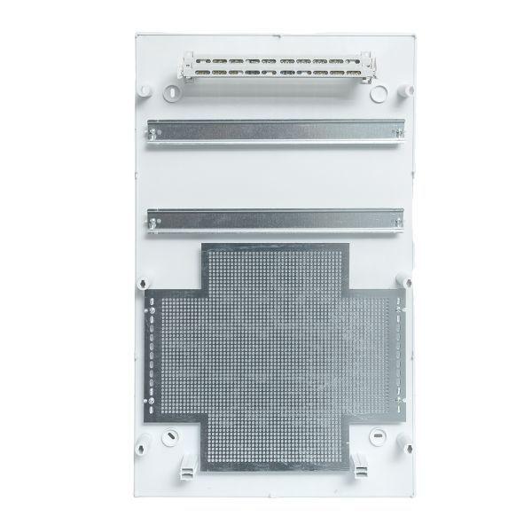 Щит комбинированный Unix 2х18мод. + 1 монтаж. плата 4 габарит IP41 прозр. дверь PROxima EKF ux-2x18+1m-n